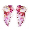 Epoxy Resin Pendants RESI-T057-28B-2