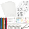 DIY Plastic Heat Shrink Sheets Jewelry Sets Making Kits DIY-AR0004-01-1