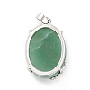 Natural Green Aventurine Pendants G-C235-03I-RS-3