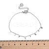304 Stainless Steel Cable Chain Bracelets for Women BJEW-A036-21P-5