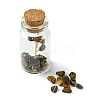 Transparent Glass Wishing Bottle Decoration AJEW-JD00011-06-4