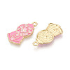Alloy Enamel Pendants ENAM-T024-12B-G-2