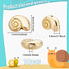 10Pcs Alloy Beads TIBEB-GO0001-03-2