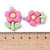 Opaque Resin Pendants RESI-C066-02-3