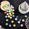 40Pcs Glazed Porcelain Beads PORC-LT0001-04-3
