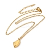 304 Stainless Steel Polygon Pendant Necklaces for Women LS-NJEW-H016-04G-1