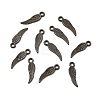 Tibetan Style Alloy Wing Charms TIBEP-3344-B-RS-3