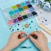 528Pcs 24 Styles Baking Paint Glass Beads DGLA-FG0001-01-3