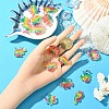 16Pcs 8 Styles Ocean Theme Transparent Resin Pendants RESI-YW0004-97-5