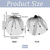 Polyester Mesh Bridal Veils AJEW-WH0470-10B-2