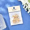 SHEGRACE Brass Ice Pick Pinch Bail XGR0039G-79G-5