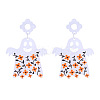 Halloween Acrylic Dangle Stud Earrings FS-WGAFD0C-07-1