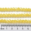 Baking Paint Imitation Jade Glass Bead Strands DGLA-A034-J8MM-A-6