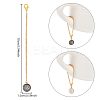 Flat Round with Letter Alloy Enamel Wine Glass Charms AJEW-AB00184-02-2