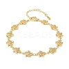 Windmill Brass Micro Pave Clear Cubic Zirconia Link Chain Bracelets for Women BJEW-A090-04G-4
