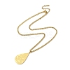 304 Stainless Steel Pendant Necklaces LS-NJEW-C017-01G-2