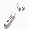 Tarnish Resistant 304 Stainless Steel Bayonet Clasps STAS-A035F-5P-1