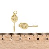 Brass Micro Pave Cubic Zirconia Pendants KK-U058-29G-3