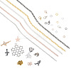 DIY Iron Chains Necklaces Making Kits DIY-TA0013-17-2