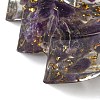 Natural Amethyst & Resin Candle Holder Molds DJEW-H012-03E-4