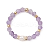 Natural Cultured Freshwater Pearl and Gemstone Finger Rings RJEW-JR00970-3