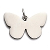 304 Stainless Steel Stamping Blank Tag Pendants STAS-H438-06P-1