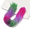 Transparent Painted Glass Beads Strands DGLA-A034-T1mm-A06-1