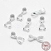 Anti-Tarnish Rhodium Plated 925 Sterling Silver Pendant Bails LS-STER-E050-03P-3