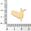 304 Stainless Steel Enamel Pendants LS-STAS-G374-01G-12-3