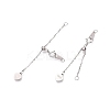 Anti-Tarnish 925 Sterling Silver Chain Extenders STER-N016-42P-1