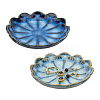  2Pcs 2 Colors Porcelain Jewelry Dish AJEW-NB0005-25A-1
