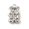 Brass Micro Pave Cubic Zirconia Pendants X-KK-Q772-05P-2