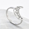 Non-Tarnish 304 Stainless Steel Adjustable Rings X-RJEW-K245-49P-3