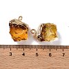 Gradient Color Resin Imitation Gemstone Resin Irregular Pendants RESI-U001-02A-3