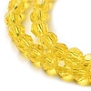 Transparent Glass Beads Strands EGLA-A035-T4mm-D03-4