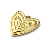Ion Plating(IP) 304 Stainless Steel Pendants STAS-B058-14G-01-2