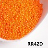 Opaque 11/0 Glass Seed Beads SEED-I013-2mm-RR42D-1