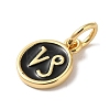 Real 18K Gold Plated Brass Enamel Charms KK-L216-001G-G01-2