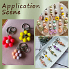 Food Grade Eco-Friendly Silicone Focal Beads SIL-SC0002-78-4