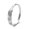 304 Stainless Steel Hinged Bangles for Women BJEW-A011-19P-4