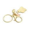 Rack Plating Panda Zinc Alloy Enamel Pendant Keychain KEYC-G064-01F-3
