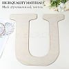 Letter Unfinished MDF Sheets WOOD-WH20012-008U-7