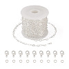 DIY Chain Bracelet Necklace Making Kit DIY-TA0003-74-4