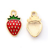 Light Gold Plated Alloy Enamel Pendants LS-ENAM-R136-20B-2