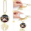 4 Sets 2 Colors Alloy Pendant Decoration Cabochon Settings FIND-CA0004-32-6