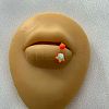 316L Surgical Stainless Steel with Acrylic Lip Rings FS-WG019E1-07-1