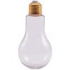 Creative Plastic Light Bulb Shaped Bottle AJEW-NB0001-05-4