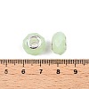 Imitation Jade Glass European Beads GPDL-N004-B14mm-B02-3