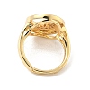 Brass Micro Pave Cubic Zirconia Adjustable Cup Peg Ring Settings KK-B166-03G-3