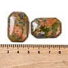 Natural Unakite Cabochons G-B085-01A-06-3